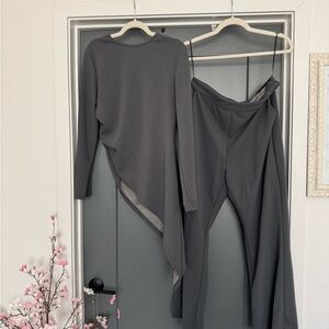 SHEIN Elegant Gray Ensemble